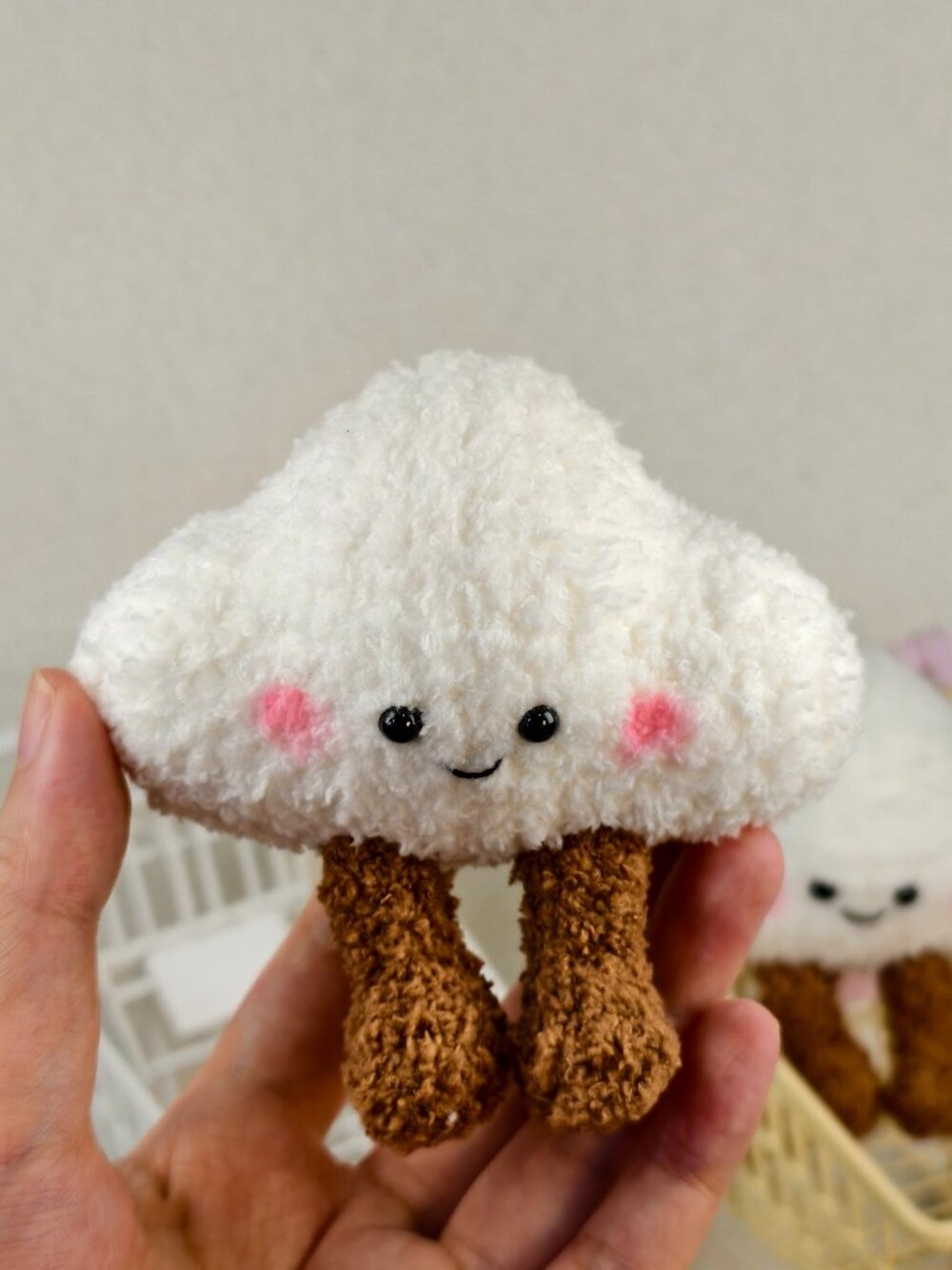 Handmade Amigurumi Crochet Cloud Plushie